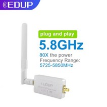 최신 EDUP Wifi 부스터 4W Wi-fi 신호 증폭기 2.4GHz WiFi 익스텐더 분리형 안테나 범위 라우터 드론 용 리피터 확장, 01 AB019 Only 5.8Ghz