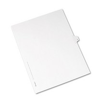 Avery Individual Legal Exhibit Dividers Allstate Style N Side Tab 8.5 x 11 inches Pack of 25 (8, 1