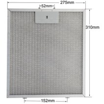 00671155 쿠커 후드 필터 310x275mm 레인지 그리스 주방 추출기 환기 알루미늄 31 cm 27 5 Bosch Balay NEFF Siemens, 단일옵션