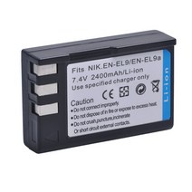EN-EL9a 니콘 D5000 D60 D40x 카메라, 01 1x Battery