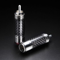 Furutech CF 102R 주력 카본 로듐 도금 RCA 로터스 헤드 무납땜 자동 잠금 단자 소켓 플러그, 05 100 pieces