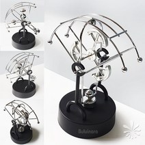 불의나라 진자운동4장식 진자모빌 인테리어소품 과학완구, 회전바이킹, 건전지구매안함