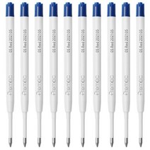 샤오미 Mijia 메탈 로그인 펜 볼펜 서명 0.5MM PREMEC 부드러운 스위스 리필 검정/파랑/빨강 잉크, 10better NB ink