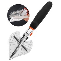 튜브커터 파이프절단기 앵글 전단 45-135 도 마이터 커터 핸드 다기능 PVC PE 플라스틱 파이프 가위 가사, 01 Black, 01 Black