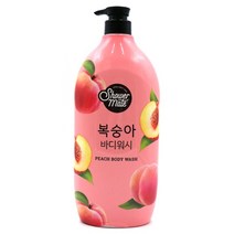 복숭아 바디워시 1200g 바디 샴푸 케어 목욕 용품 클렌져 대용량 샤워젤 향기좋은