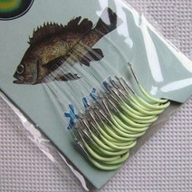 갈치 우럭 참돔 장어 야광 낚시바늘, 16호, 1개