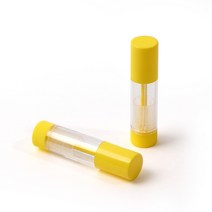 새로핸즈 챕스틱 립밤용 투명 용기 옐로우캡 5ml x10개 공병, 단품, 10개