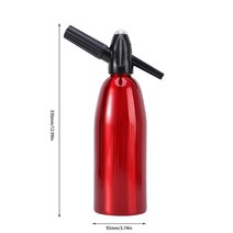 탄산수제조수동 소다 사이펀 CO2 디스펜서 물 거품 발생기 시원한 음료 칵테일 기계 알루미늄 바 DIY 메이, 02 Red
