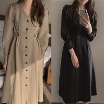 봄 가을 여성 결혼식 하객원피스 원피스 결혼식 정장 하객룩 빅사이즈 상견례