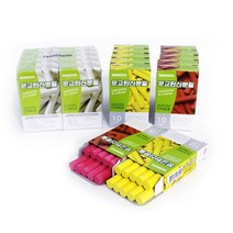 문교 탄산분필 적색(10개입)