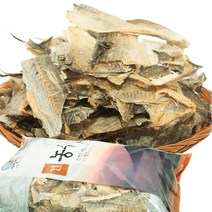 튀각용 말린 황태껍질 1킬로 건조 손질 명태껍질 1kg, 1개