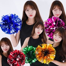 치어리더응원수술투톤 응원용품 응원도구 치어리딩 치어리더수술 응원수술 운동회 체육대회 체육용품 단합대회 파티용품, 치어리더응원수술(투톤)골드