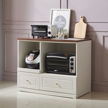 [1만원 즉시할인]장인가구 다이닝 1000 주방수납장(광파렌지대형), 화이트