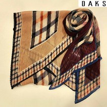 닥스 폴리 주름 롱 스카프(FKD253)