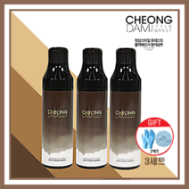 청담스타일 샴푸 200ml 장민호 염색샴푸 홈쇼핑샴푸 자연갈색 + 장갑&캡, 3개 + 헤어캡&장갑(3세트)