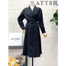 애티쉬 NEW 더블버튼 트렌치원피스 BOP1R381