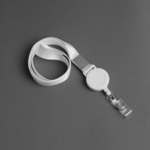 사원증 릴홀더 목걸이(화이트)/사원증줄 명찰목걸이줄