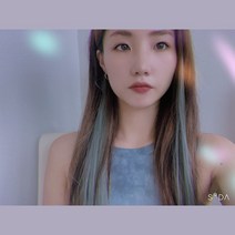 시나몬걸 솜브레 컬러 헤어피스 2p 세트 붙임머리 애쉬 부분가발 똑딱이, 2매입, B4-바이올렛(2p)