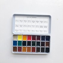 수채화 고체 과슈 물감 젤리 과슈 미술 용품 ​​학용품 149, 1-협력사, 1ml