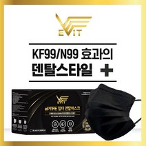 이빛글로벌 헤파필터사용 덴탈스타일 마스크 (블랙 50매), 블랙