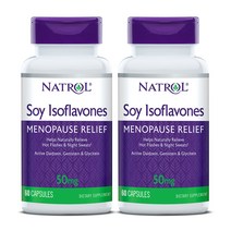 Natrol 소이 아이소플라본 50 mg 60 캡슐, 2개묶음