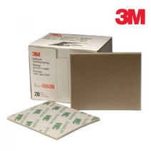 3M 스폰지 연마재 페파 1장 프라이머 퍼티 페인트 사포 하도작업 목공, 02601(600~800방)