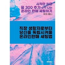 시작만 하면 월 300 추가 수익 나는 온라인 판매 세팅하기, 해니 저, BOOKK(부크크)