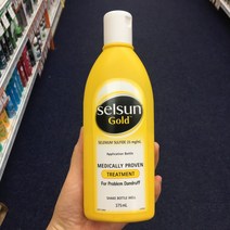 셀선 골드 비듬샴푸 375mlx2개 Selsun Gold Anti Dandruff Treatment Shampoo