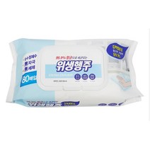 깨끗한 위생용품 주방 식탁 물티슈 베이직 휴지 손