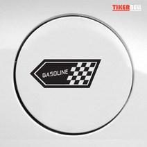 깃발 주유구 데칼스티커 마이카 차량스티커 꾸미기 자동차튜닝 동호회 DIY, 옐로우, LPG
