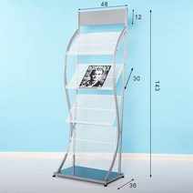 팜플렛 케이스 전단지 철재 잡지 꽂이 진열대 선반DIY 디스플레이 진열대 거치대, 옵션4