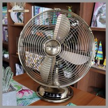 WINDREAM 빈티지 엔틱 복고 선풍기, 구리