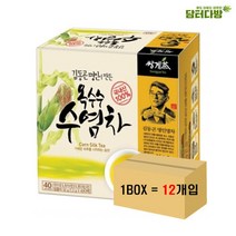 쌍계명차 김동곤명인 옥수수수염차 40T 1BOX(12개입), 1, 본상품선택