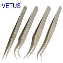 부분뷰러 4 개대 vetus mcs 시리즈 판타지 브라이트 뷰티 메이크업 핀셋 속눈썹, 샴페인
