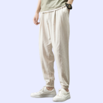 30대 키큰 남자 조거 핏 조커 팬츠 시원한 힙한 빅사이즈 오버핏 루즈핏 긴 바지 블랙 네이비 그레이