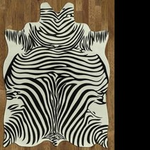 에코 지브라 송치 러그 120cm 2컬러.오리엔탈무드