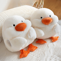 걸스코코 귀여운 볼빵빵 덕덕이 오리담요 핸드워머 인형쿠션 낮잠쿠션