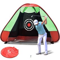 골프 연습망 원터치 골프 연습네트 골프 실내 연습장, GG-0019-BK 블랙 그물망