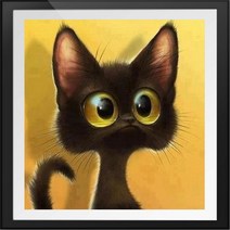 보석십자수 명화 5D DIY 다이아몬드 페인팅 자수 만화 동물 공예 스킬자수, 01 20*20cm, 12 12