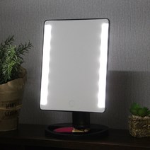 (주)트리 인천가정지사 터치 스탠드 LED 조명거울/화장대거울 메이크업거울 (5750833)