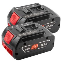 우스틴스 18V 6.0AH 7.0AH 8.0AH 9.0AH 보쉬 교체하다 공구배터리 2PCS, 9AH