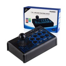 7 in 1 usb 유선 아케이드 파이팅 스틱 조이스틱 컨트롤러용 금속 베이스 145, 초록