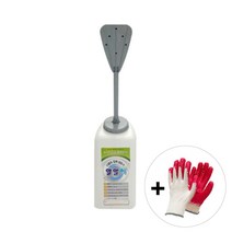 입제살포기 알알이 +목장갑 비료 농약 동장군 제초제 염화칼슘 토양살충제 살균제 퇴비 잔디 종자 씨앗, 1개