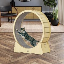 고양이 캣휠 저소음 러닝머신 캣타워 캣워커 무소음 고양이 러닝 휠 운동 머신 연습기 나무 놀이 장난감 그, 04 XL