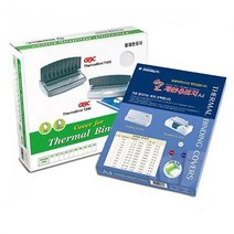 알파(ALPHA) 열제본표지 A4 청색12mm 최대120매제본, 옵션:[2166140]청색12mm(최대120매제본)