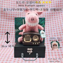 연대 블루투스 스피커 소녀 심장 복고풍 작은 스테레오 미니 무선 만화 크리 에이 티브 귀여운 휴대용 휴대 전화 라디오 북유럽 호두 복고풍 시리즈 FM 공식 표준