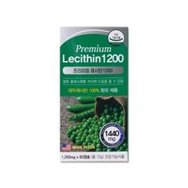 프리미엄 레시틴1200 인지질, 60정, 1통
