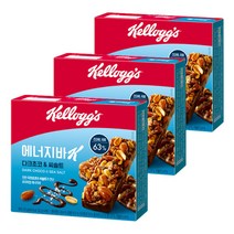 농심 켈로그 에너지바K 다크초코 앤씨솔트 120g x 3개