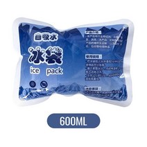 인슐린 쿨링 냉각 휴대용 10 개대 재사용 가능한 에코 pe 물로 채워진 아이스 팩을 신선하게 유지하기 위해 젤 아이스 팩 익스프레스 식품 해산물 팩 Insulin Cooler, 600ml 자가 프라이밍x5