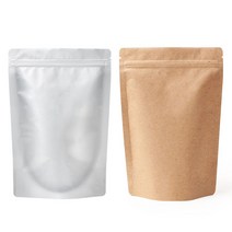 크라프트 은박 스탠딩 지퍼백 파우치 50p, 쿠팡GS 우리지퍼백_(은박코팅 대 50p), 쿠팡GS 본상품선택